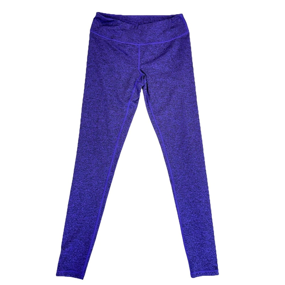 Zella High Rise Purple Leggings Space Dye Size S Yoga Running Gym Excellent